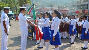 dia de la bandera Salina Cruz 1