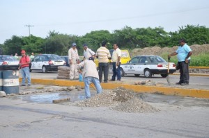 Trabajadores de la Regiduría de Infraestructura y Desarrollo Metropolitano