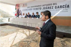 Gabino Gobernador - CXLII Aniversario Luctuoso de Benito Juárez 02