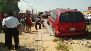 PRIMER VEHICULO RETIRADO DE VIA PÚBLICA