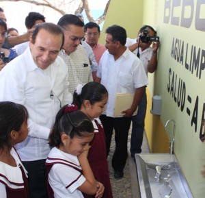 02 de septiembre de 2014 INAUGURACIÓN DE BEBEDEROS TEOTITLÁN DE FLORES MAGÓN