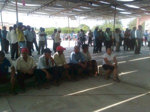 Asamblea de pueblo para elegir a presidente municipal en San Mateo del Mar (1)