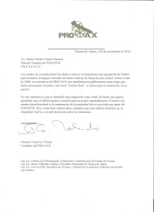 Carta Lic. Hector Gómez 001