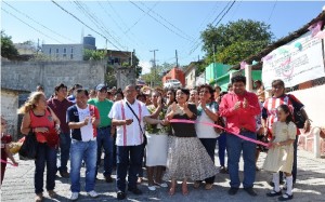 Inaugura Rosa Nidia Villalobos González obra de rehabilitación de Drenaje Sanitario (1)