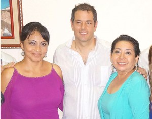 Alejandro Murat y Rosa Nidia Villalobos (derecha)