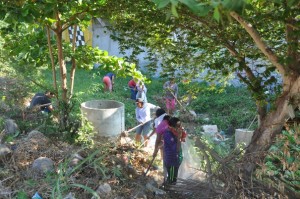 Empleo Temporal beneficia a familias de Salina Cruz, RNVG. (5)