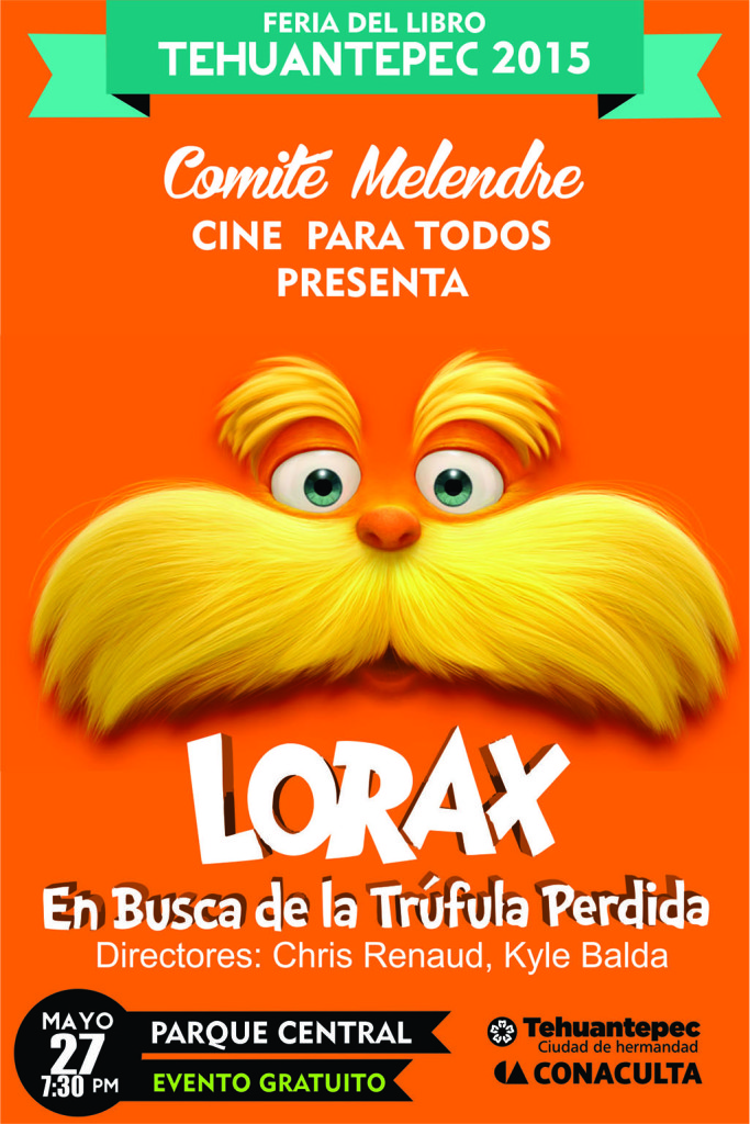 27 Mayo flyer CINE LORAX