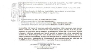 Informe poco transparente