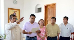 El nuevo secretario de seguridad pública en Tehuantepec