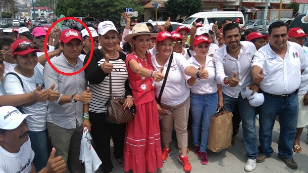 Cesar Moreno Villalobos, hijo de la presidenta municipal, candidato a diputado plurinominal